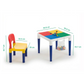 2 in 1 Building Blocks Table 801