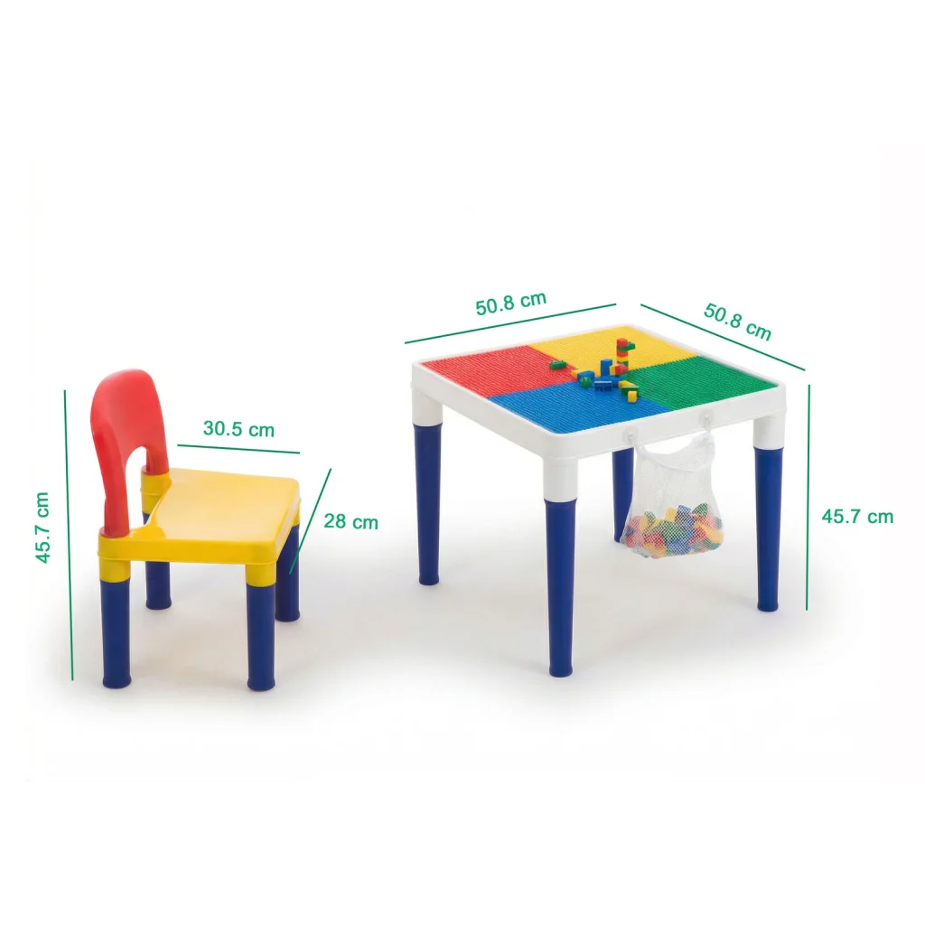 2-in-1 Building Blocks Table