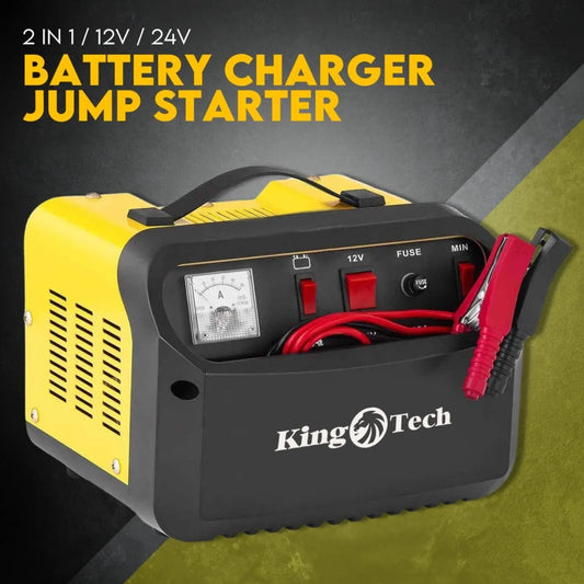 2-in-1 Car Battery Charger Jump Starter 12V 24V 40A - ATV