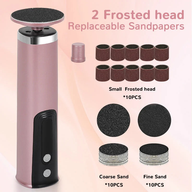 2-in-1 Electric Foot File & Hand Care Tool - Health &