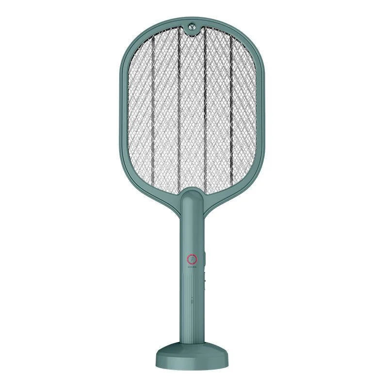 2 In 1 Electric USB Rechargable Racket Fly Swatter Mosquito