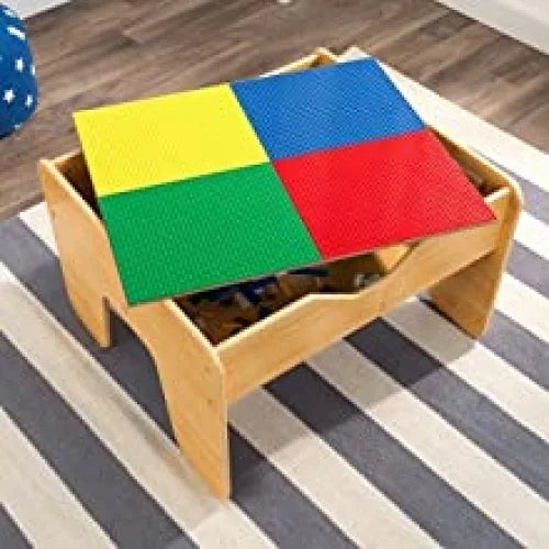 2-in-1 Kids Activity Table with Board - 64 x 60 x 40 cm