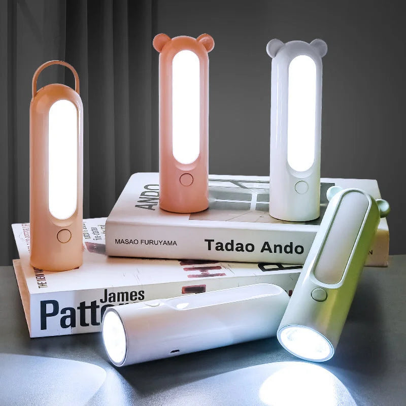 2-in-1 Portable LED Camping Lantern & Flashlight - USB