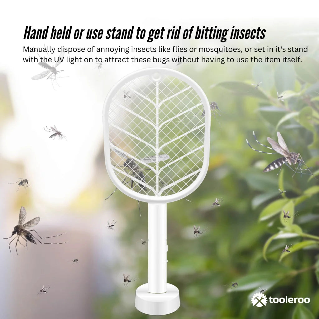 2 in 1 Rechargeable Mosquito Swatter - Electronic Fly