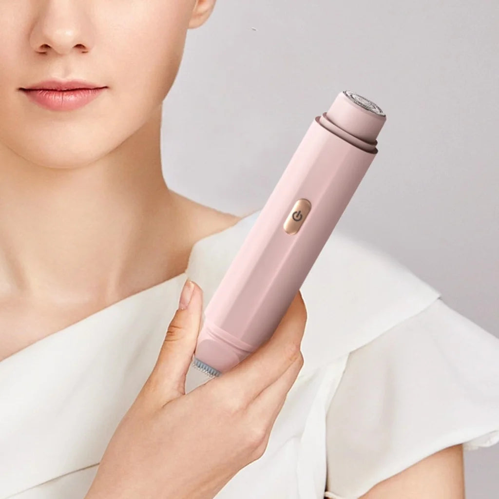 2-in-1 Women’s Electric Body Shaver & Facial Trimmer - IPX7