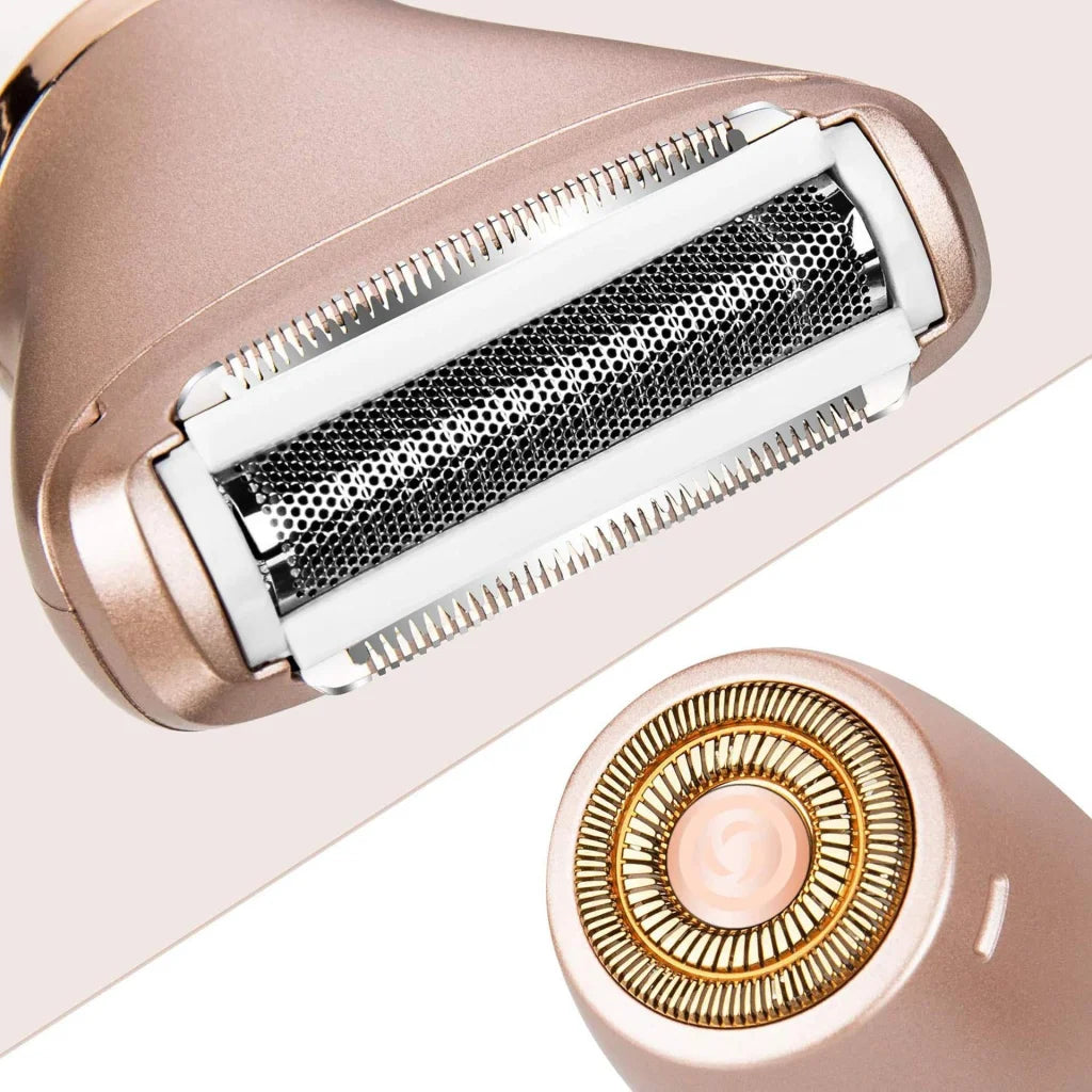 2-in-1 Women’s Hair Removal Device - Electric Shaver &