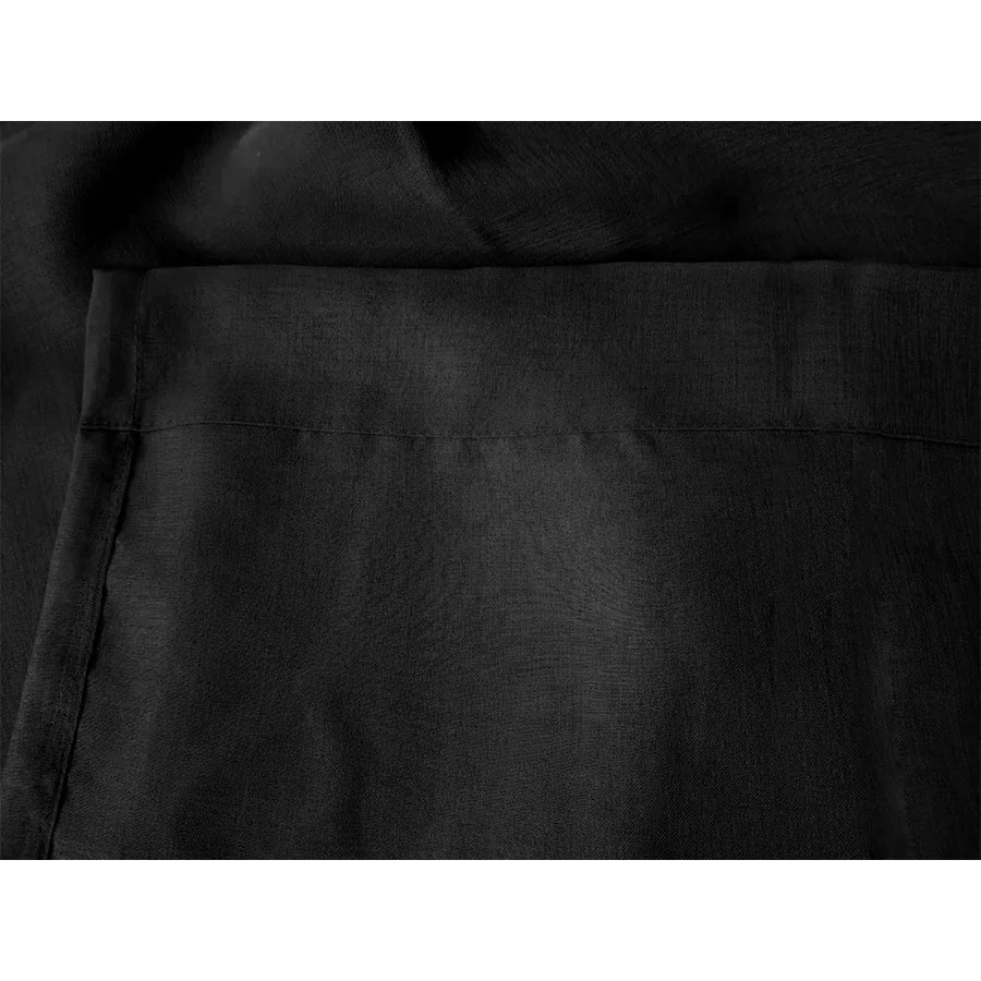 2 Long drop Sheer Voile Curtains 588cm wide 270cm Drop