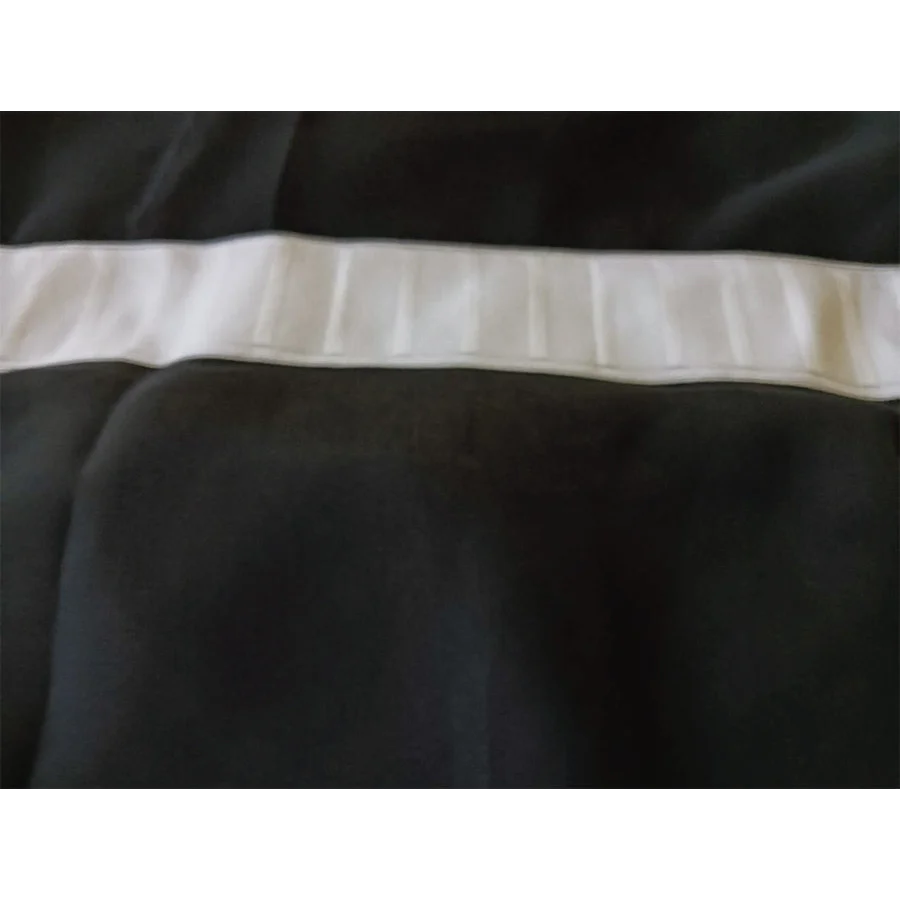 2 Long drop Sheer Voile Curtains 588cm wide 270cm Drop