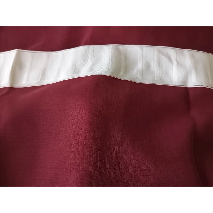 2 Long Drop Sheer Voile Curtains 592cm wide 270cm Drop