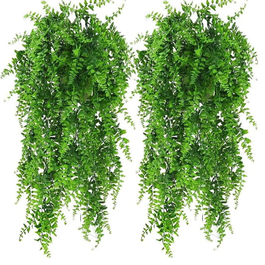 2 Pack 76cm Fake Plants Faux Artificial Eucalyptus Plants
