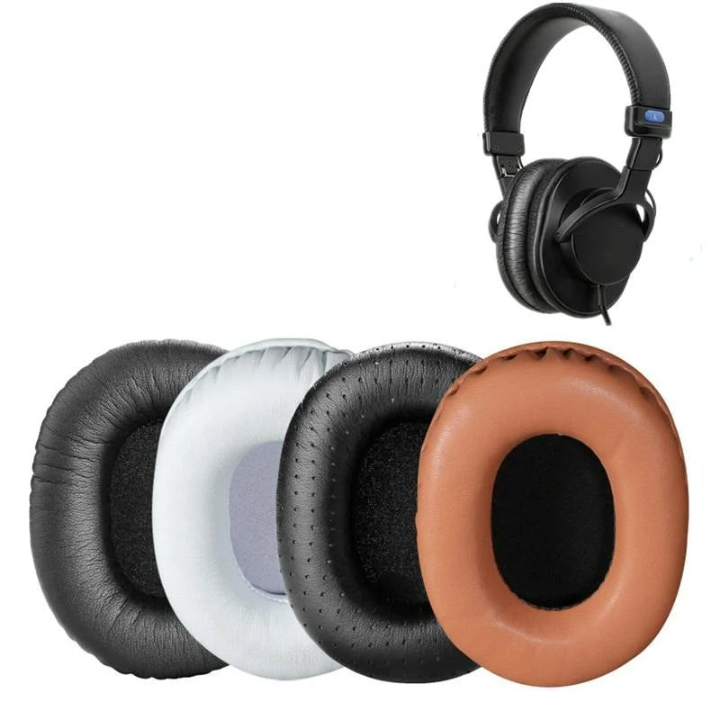2-Pack Black Headset Earmuffs For Sony Mdr-7506 / V6 / 900St With Stitching-1915198122678685697