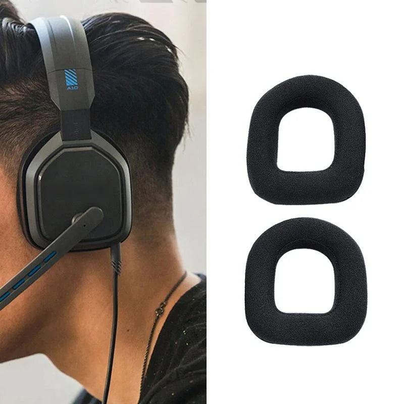 2-Pack Flannel Earmuff Covers For Logitech A10 Gaming Headset-1915198306364035076