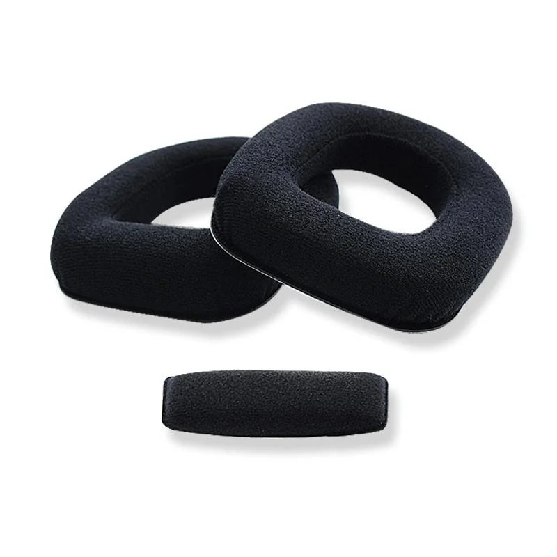 2-Pack Flannel Earmuff Covers For Logitech A50 Gaming Headset-1915197811671044098