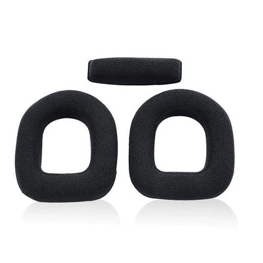 2-Pack Flannel Headset Covers For Logitech A50 Gaming Headset-1915197631873814529