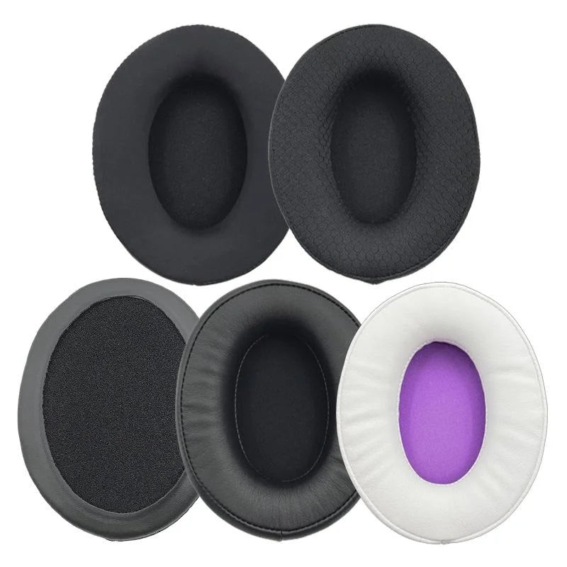 2-Pack Foam Headphone Earmuffs For Kingston Hyperx Cloud Mix / Flight S / Alpha - Black-1915198333031419905