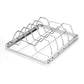 2-Pack Foldable Stainless Steel Rib Racks(26.6 x 22.2 x 2.3