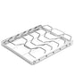 2-Pack Foldable Stainless Steel Rib Racks(26.6 x 22.2 x 2.3
