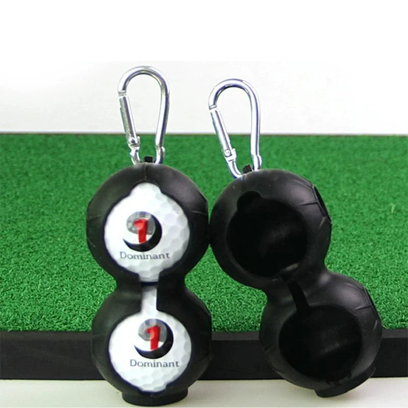 2-pack Golf Silicone Double-ball Protection Sleeves - Pink