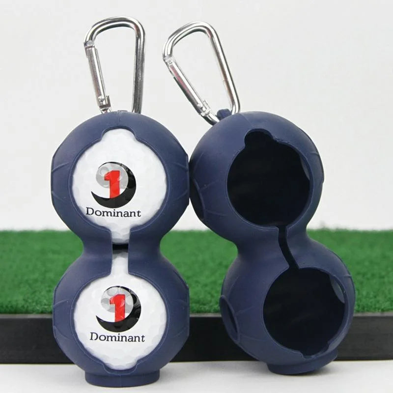 2-pack Golf Silicone Double-ball Protection Sleeves - Rose
