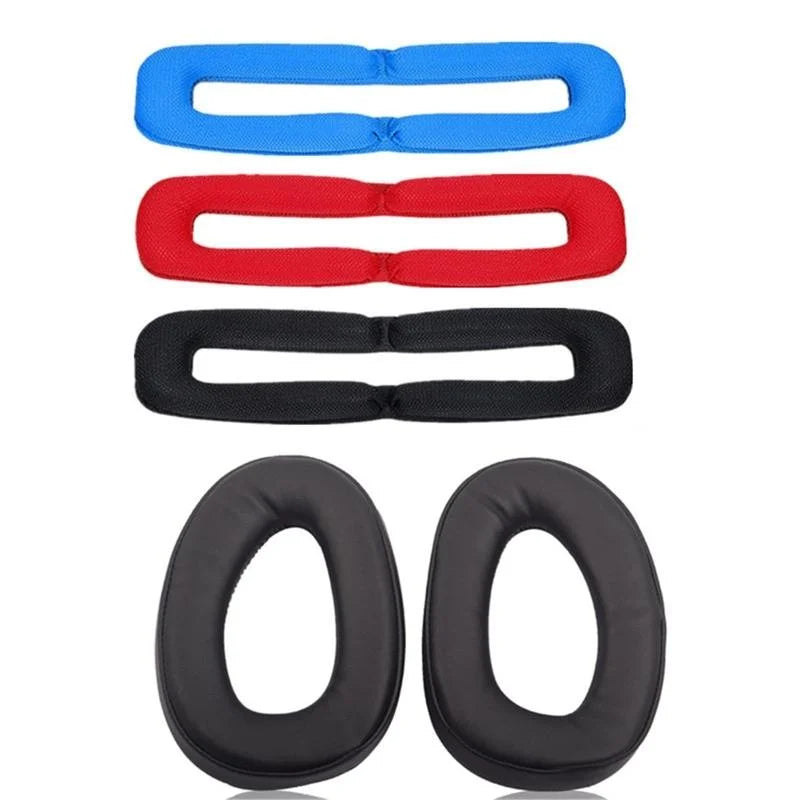 2-Pack Headphone Covers For Sennheiser Gsp Series - Blue Headband-1915197631001399297