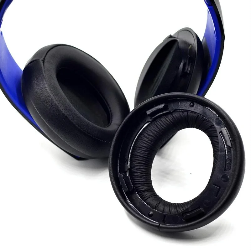 2-Pack Headphone Sponge Covers For Sony Ps3 / Ps4 7.1 Gold - Gray-1915198388794691587