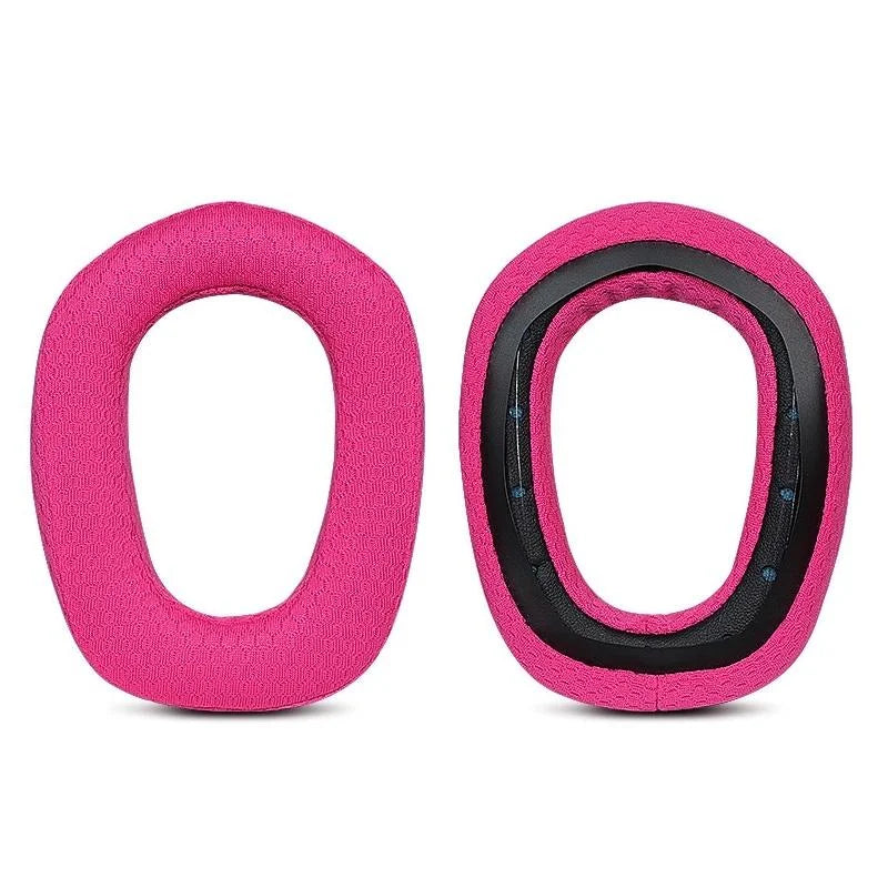 2-Pack Headrest Pads For Logitech G435 - Rose Red Sponge-1915197786379390976