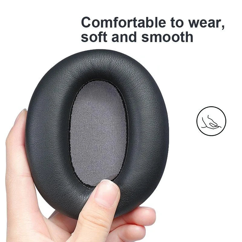 2-Pack Headset Earmuff Covers For Edifier W820Nb - Black-1915197639092211715