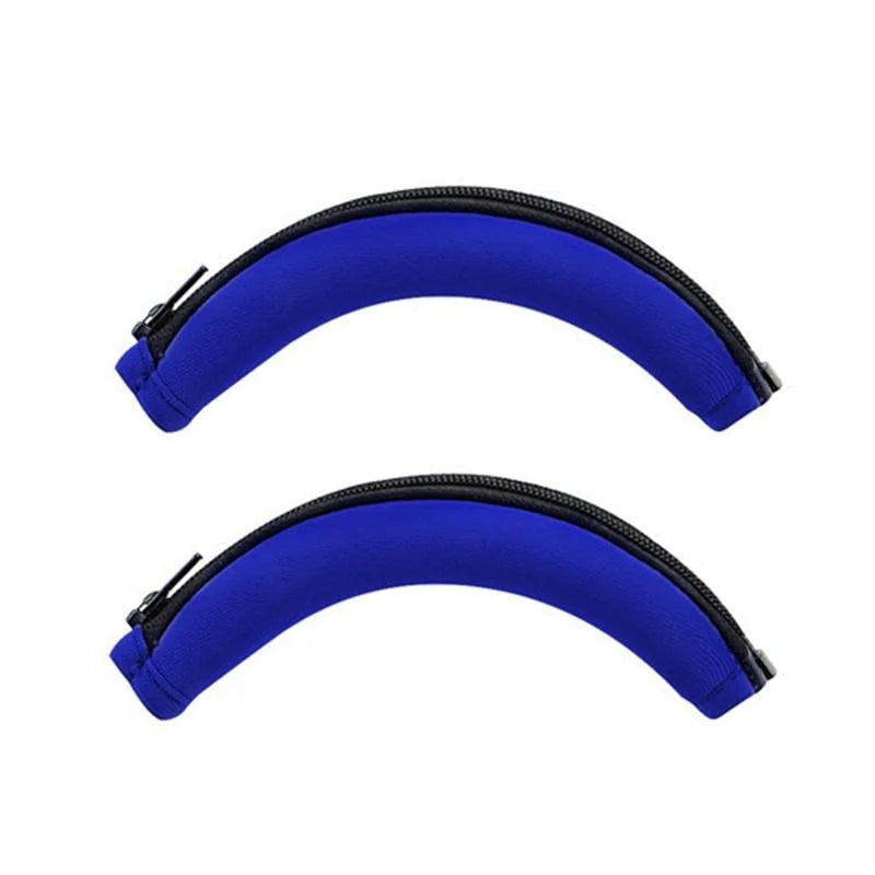 2-Pack Headset Earmuff Covers For Edifier W820Nb - Blue Headband-1915197177307729927