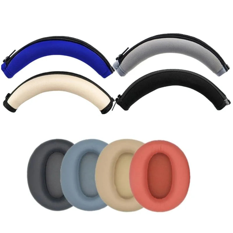 2-Pack Headset Earmuff Covers For Edifier W820Nb - Khaki-1915198135710388225