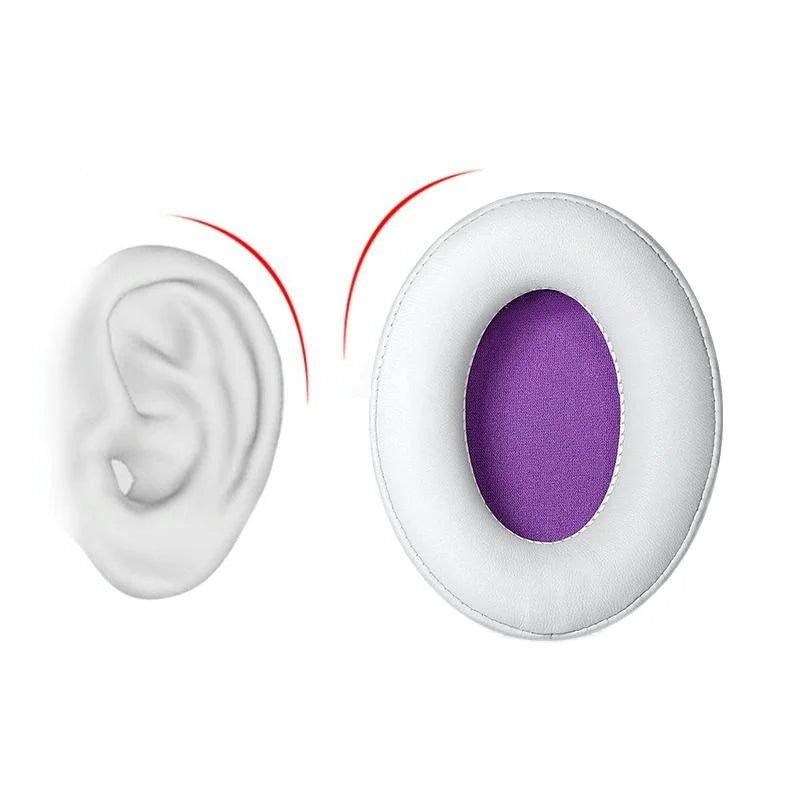 2-Pack Headset Earmuffs For Kingston Hyperx Cloud Ii / Alpha / Flight / Stinger - Black Ice-1915197875537711109