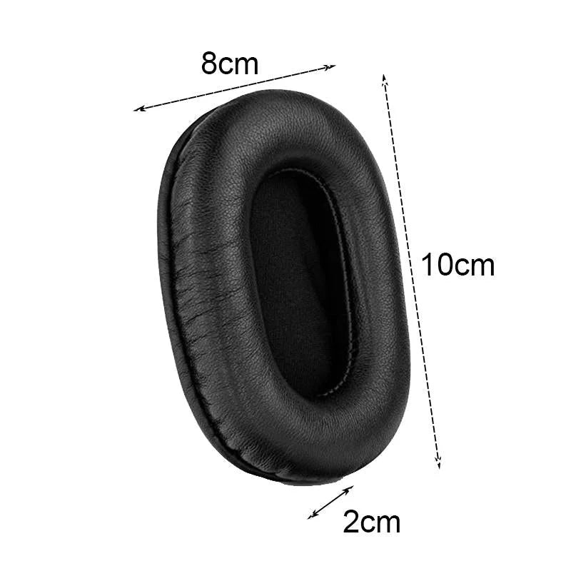 2-Pack Headset Earmuffs For Sony Mdr-7506 / V6 / 900St - Brown Stitching-1964932292887580674
