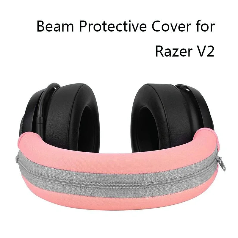 2-Pack Headset Sponge Case For Razer Blackshark V2 Series - White Head Beam Cover-1915198091410149382