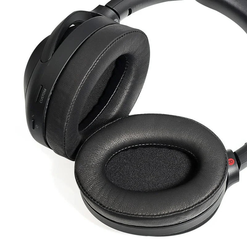 2-Pack Headset Sponge Covers For Sony Wh-1000Xm2 / Xm3 / Xm4 - Black Protein-1915198387645452293