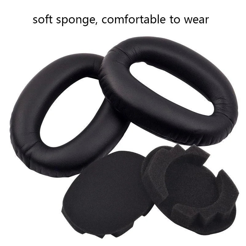 2-Pack Headset Sponge Covers For Sony Wh-1000Xm2 / Xm3 / Xm4 - Champagne Gold Protein With Card Buckle-1915197156579479556