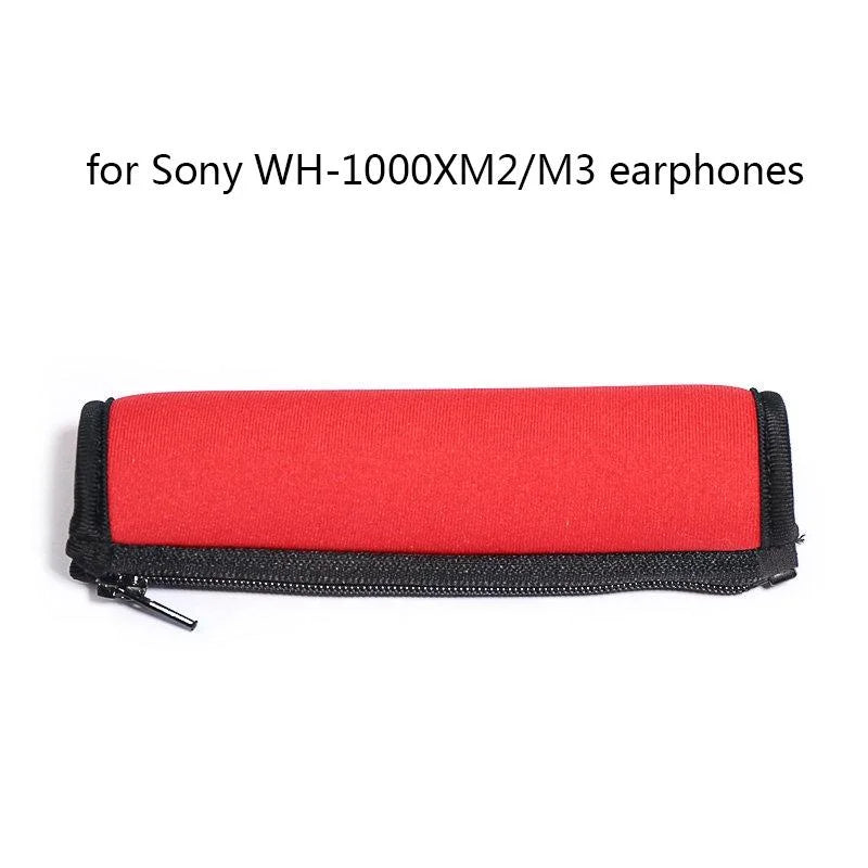 2-Pack Headset Sponge Covers For Sony Wh-1000Xm2 / Xm3 / Xm4 - Champagne Gold Protein With Card Buckle-1915197156579479555