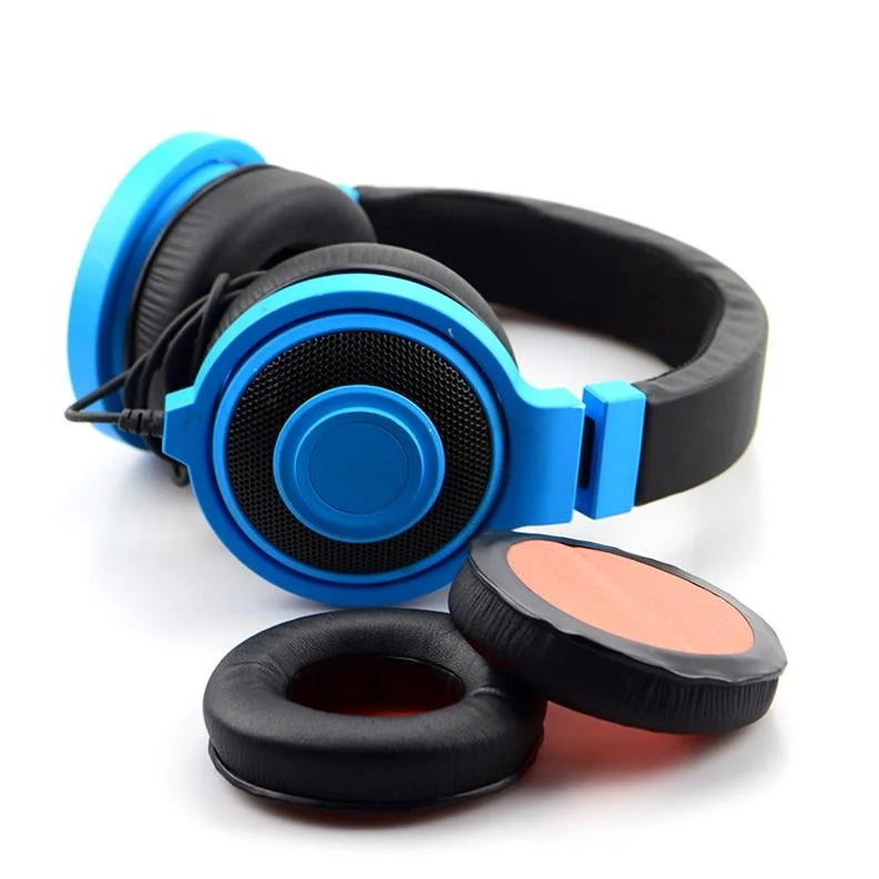2-Pack Headset Sponge Earmuffs For Razer Kraken 7.1 V1 Pro - Black / Orange-1964932332347592709