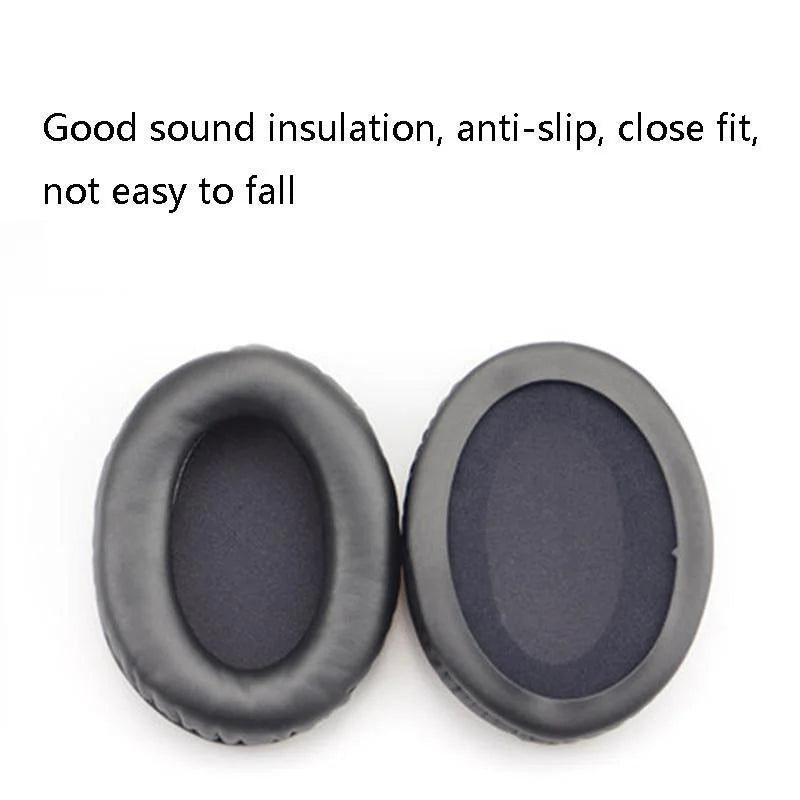 2-Pack Leather Ear Pad Covers For Kingston Cloud Silver Ii Headset - White-1915197982140141572