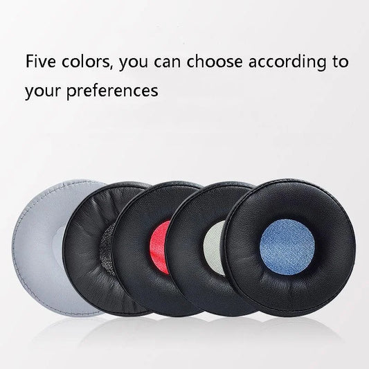 2-Pack Leather Headphone Covers For Jabra Revo Wireless - Black Net-1915198265410850817