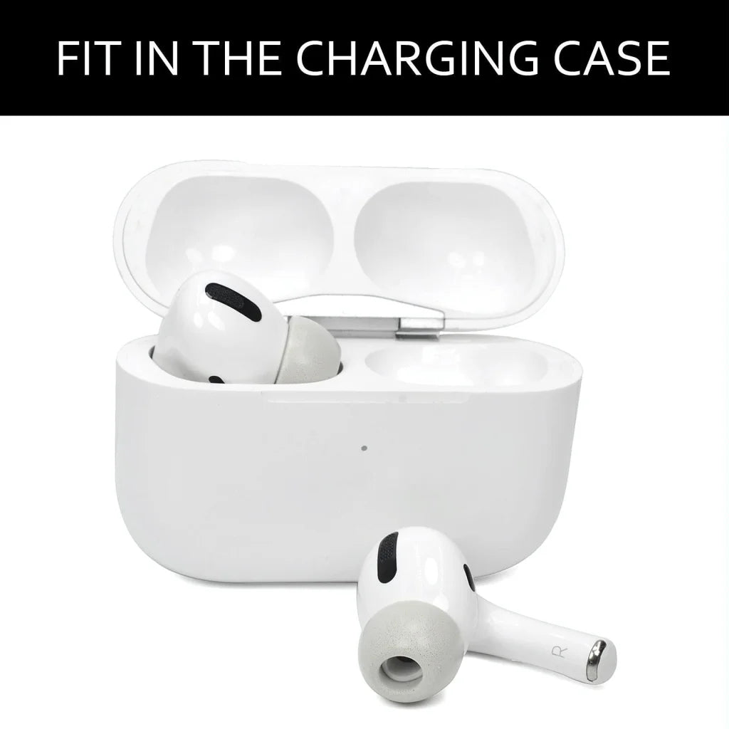 2-Pack Memory Foam Ear Tips For Tws Airpods Pro - Black Large-1915198291813994500
