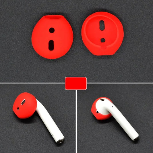 2 Pack Silicone Ear Caps For Apple Airpods