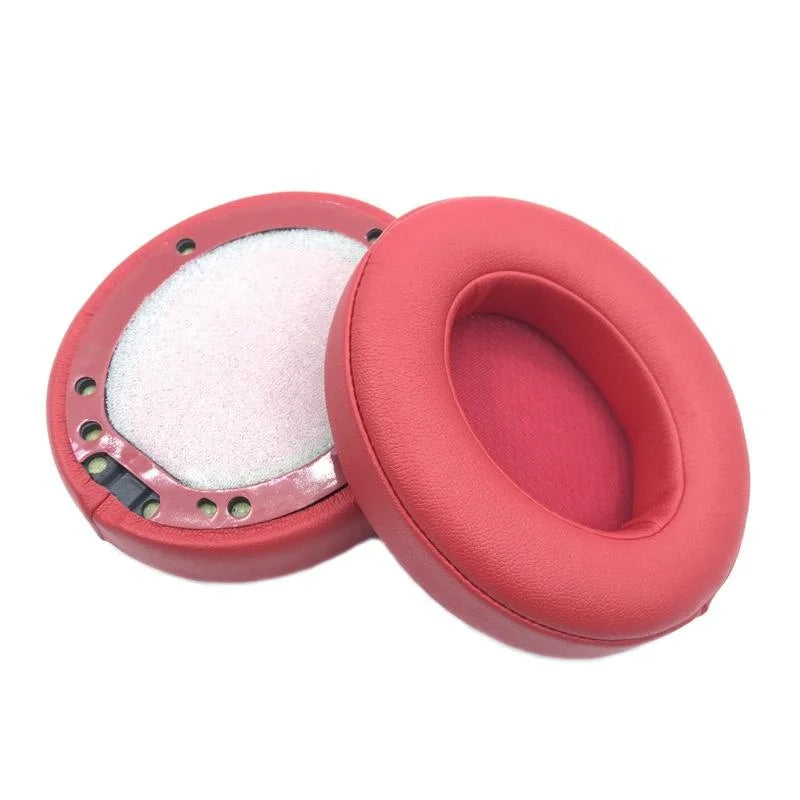 2-Pack Soft Leather Headphone Covers For Beats Studio 2 / 3 - Red-1915197819174653952