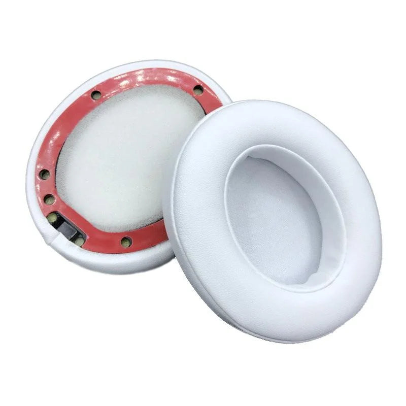2-Pack Soft Leather Headphone Covers For Beats Studio 2 / 3 - White-1915198130593337344