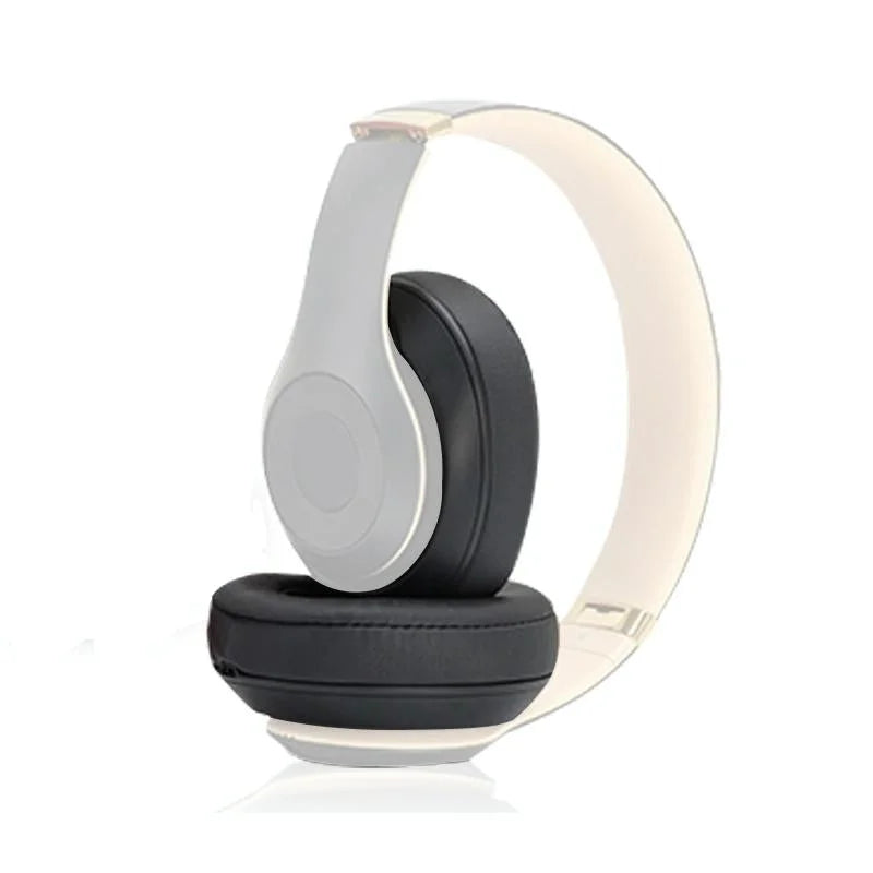 2-Pack Soft Leather Headphone Covers For Beats Studio 2 / 3 - White-1915198130593337349
