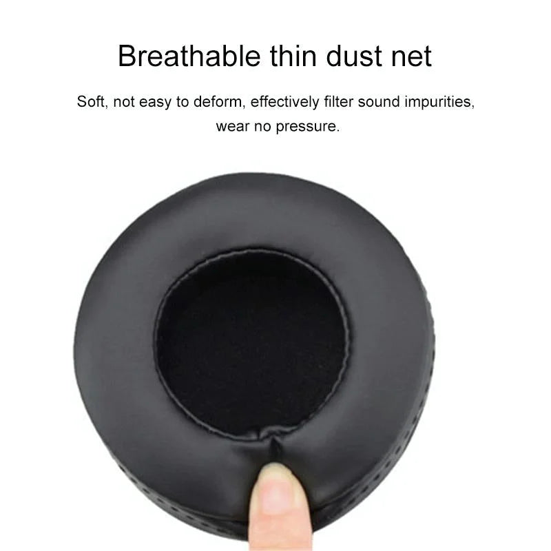 2-Pack Thickened Earphone Cushion Covers For Skullcandy Hesh 2.0 With Mesh - Black-1922443453359329284
