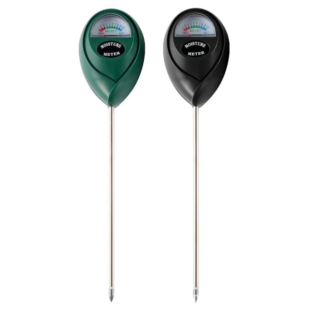 2 Pcs (1 Green + 1 Black) Soil Moisture Meter - Accurate