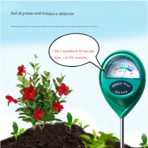 2 Pcs (1 Green + 1 Black) Soil Moisture Meter - Accurate