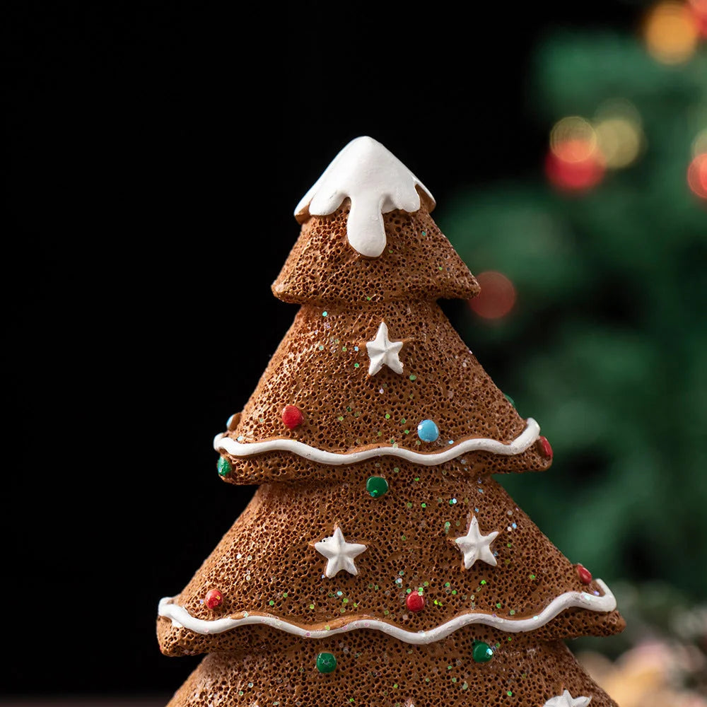 2 Pcs (1 Yellow + 1 Brown) Charming Gingerbread Christmas