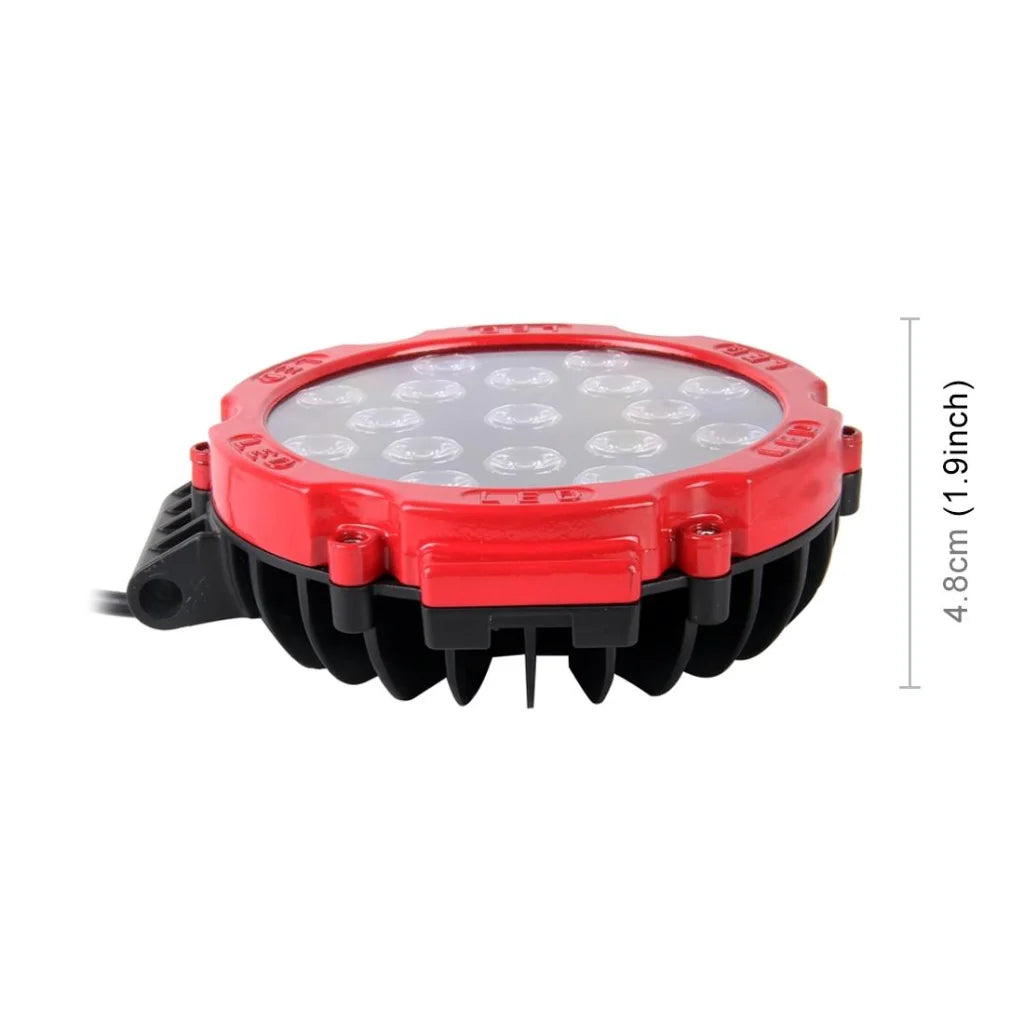 2 Pcs 3500Lm 6500K White Light 17 Led Waterproof Car Boat