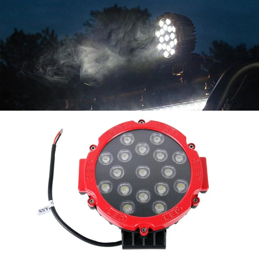 2 Pcs 3500Lm 6500K White Light 17 Led Waterproof Car Boat