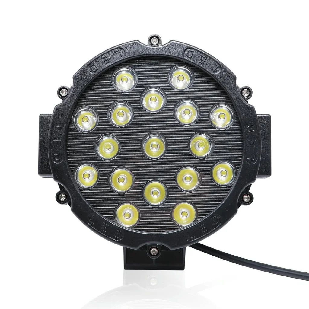 2 Pcs 3500Lm 6500K White Light 17 Led Waterproof Car Boat